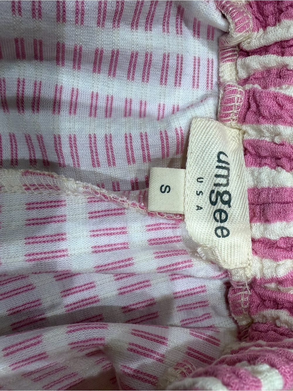 Umgee Pink Striped Knit Tank Set - Picture 7 of 7